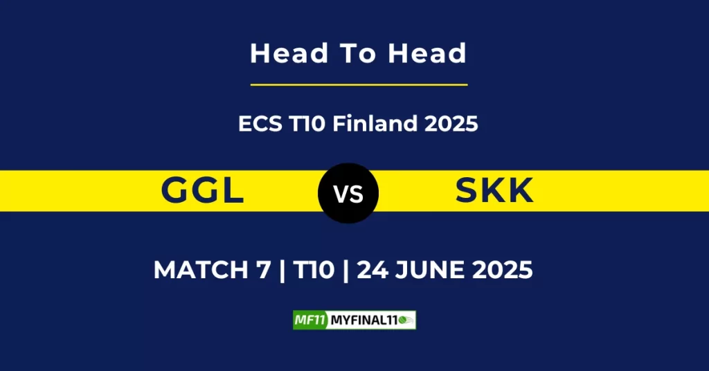GGL vs SKK Player Battle & Head to Head Team Stats – ECS T10 Finland 2025