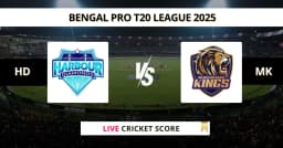 HD vs MK Live Score: Scorecard, Ball by Ball Commentary – 2nd Semi Final, Bengal Pro T20 League 2025
