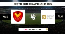 KMS vs ALH Live Score: Scorecard, Ball by Ball Commentary – Match 10, KCC T10 Elite Championship 2025