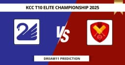 KS vs KMS Dream11 Prediction Today: Match 11 Fantasy Tips, Captain & Vice Captain Pick | KCC T10 Elite Championship 2025