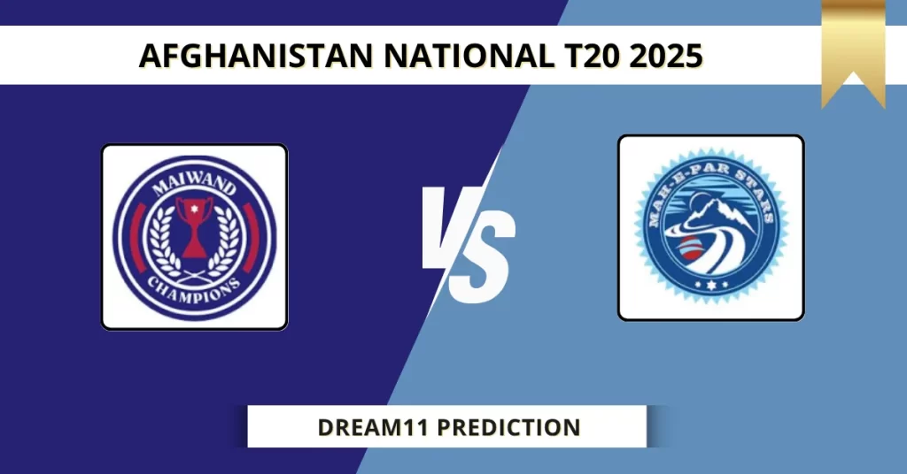 MDS vs MPS Dream11 Prediction Today: Pitch Report, Player Stats, & Fantasy Tips Afghanistan National T20 Cup 2025 – Match 12