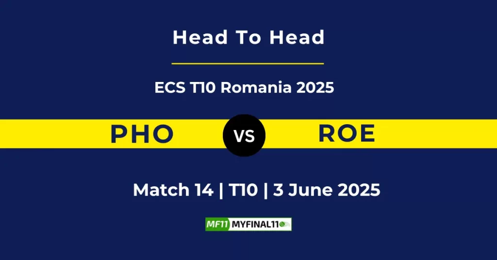 PHO vs ROE Player Battle & Head to Head Team Stats – ECS Romania 2025
