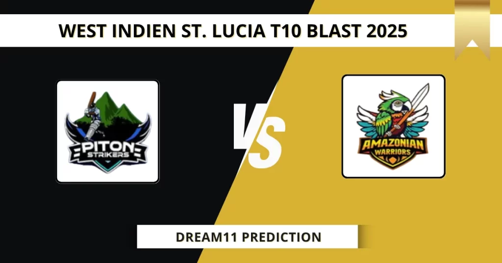 PTS vs AMW Dream11 Prediction Today: Pitch Report, Player Stats, & Fantasy Tips Lucia T10 2025 – Match 9