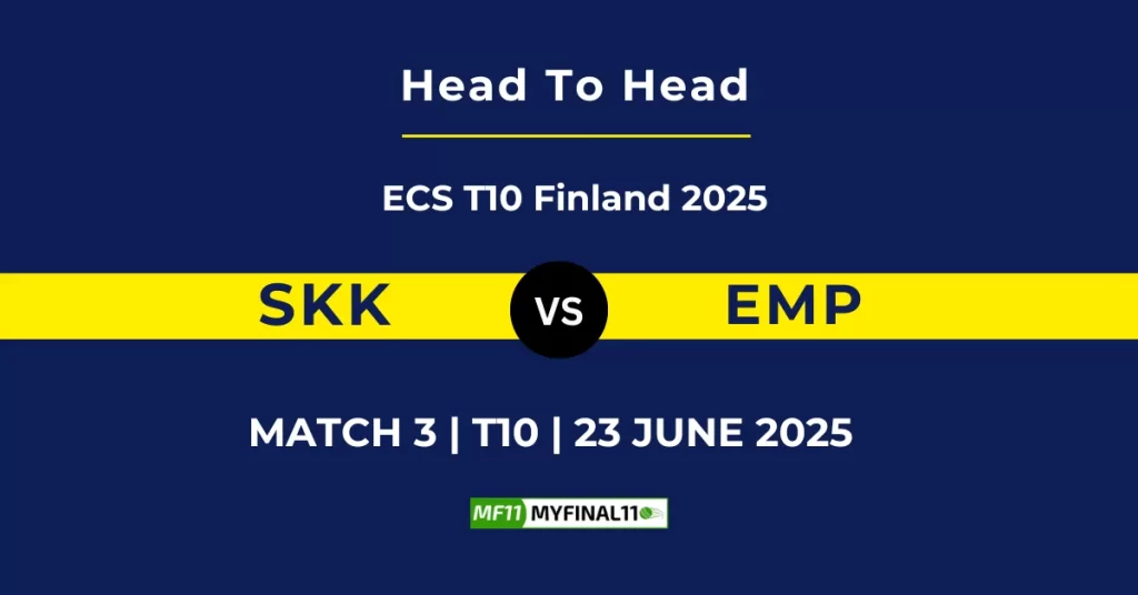 SKK vs EMP Player Battle & Head to Head Team Stats – ECS Finland T10 2025