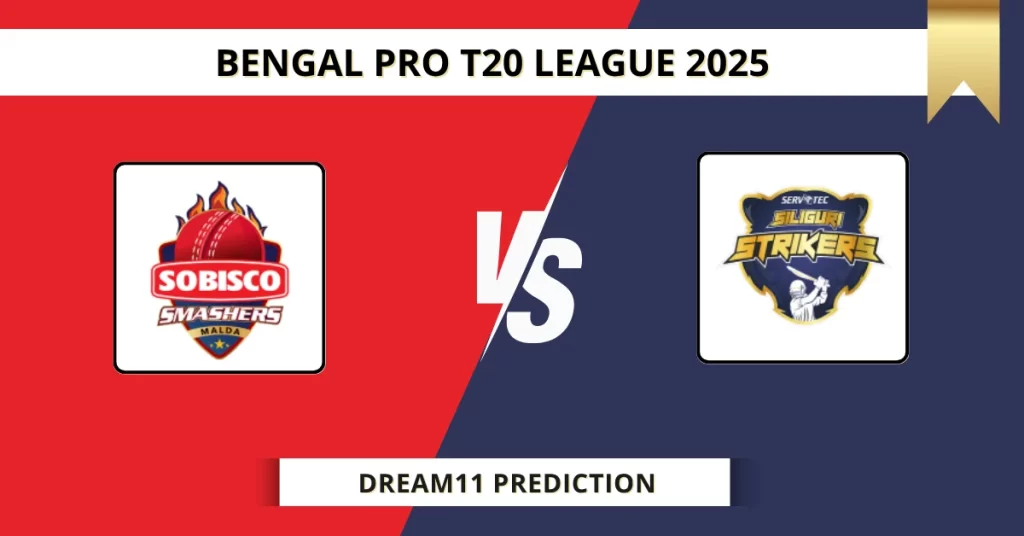 SSM vs SSS Dream11 Prediction Today: Pitch Report, Player Stats, & Fantasy Tips Bengal Pro T20 League 2025 – Match 12