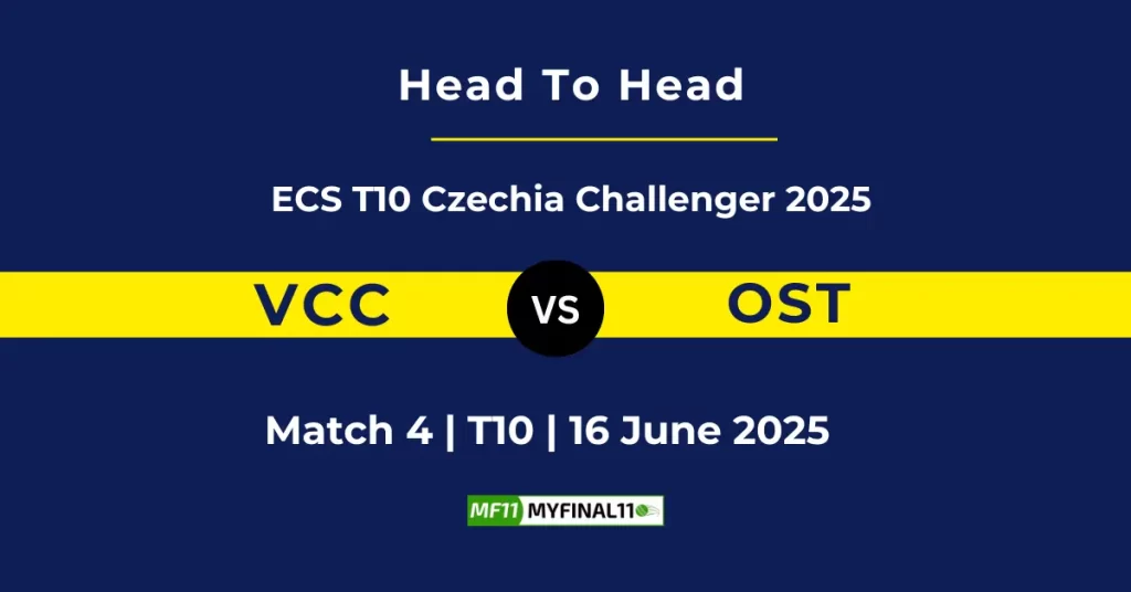 VCC vs OST Player Battle & Head to Head Team Stats – ECS T10 Czechia Challenger 2025