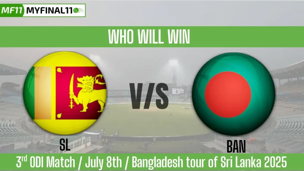 SL vs BAN Who will win today, 3rd ODI Match, Top Batter and Bowler Tips – Bangladesh Tour of Sri Lanka 2025