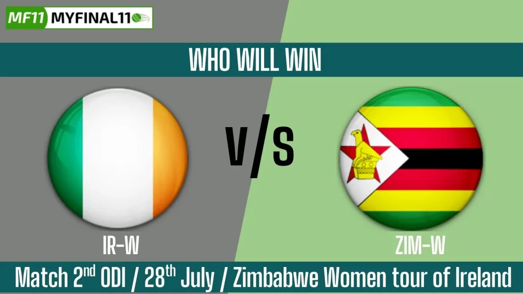 IR-W vs ZM-W Who will win today, 2nd ODI Match, Top Batter and Bowler Tips – Zimbabwe Women Tour of Ireland 2025