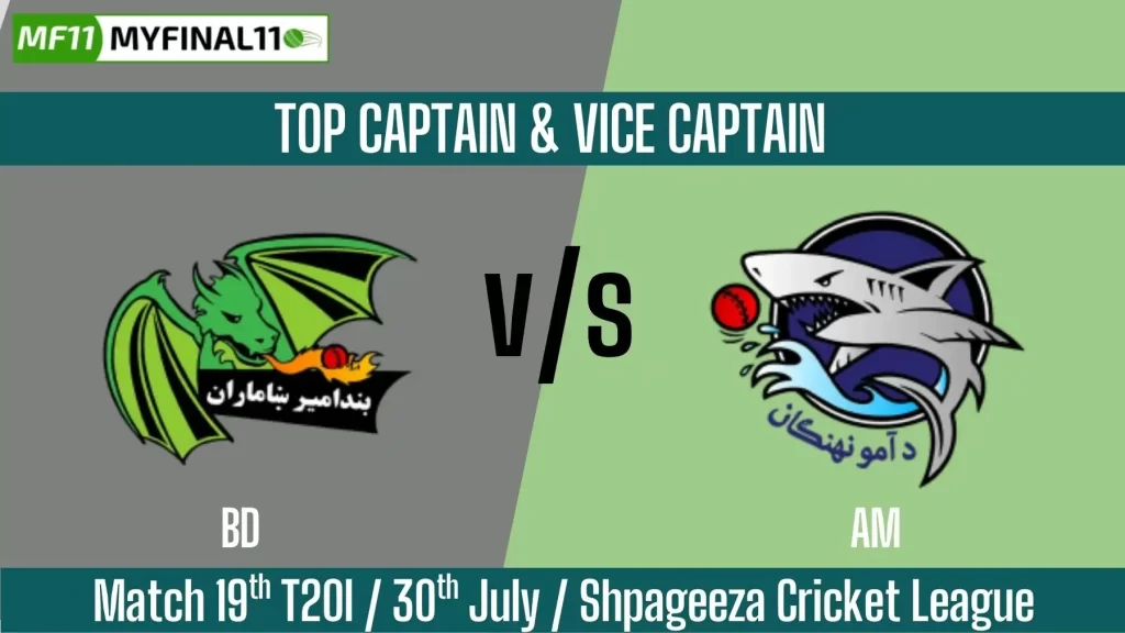 BD vs AM Top 3 Captain and Vice-Captain Pick for 19th T20 Match – Afghanistan T20 2025