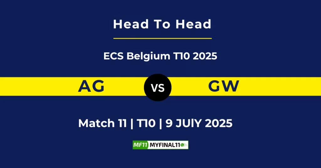 AG vs GW Player Battle & Head to Head Team Stats – ECS T10 Belgium 2025