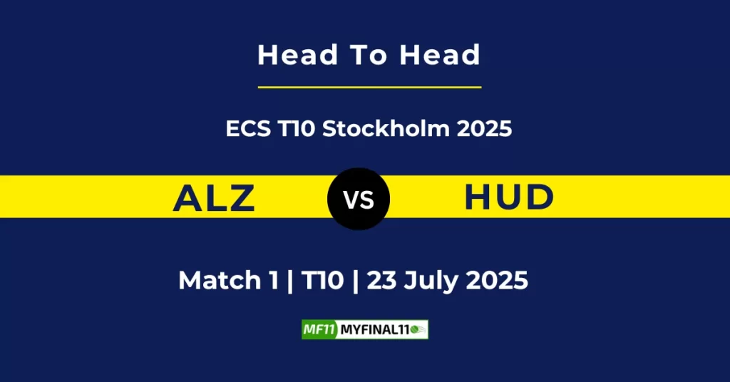 ALZ vs HD Player Battle & Head to Head Team Stats – ECS T10 Stockholm 2025