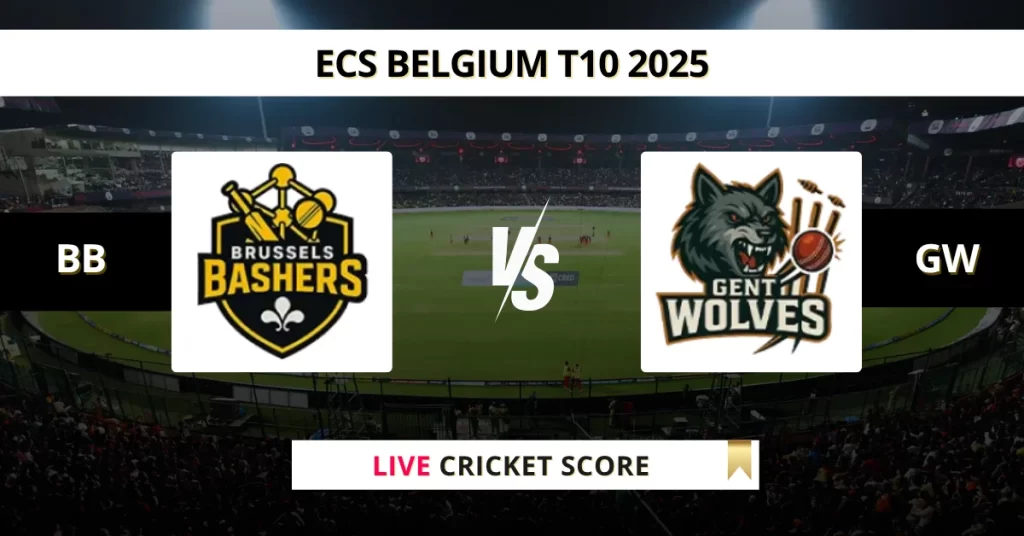 BB vs GW Live Score: Scorecard, Ball by Ball Commentary – Match 5, ECS Belgium T10