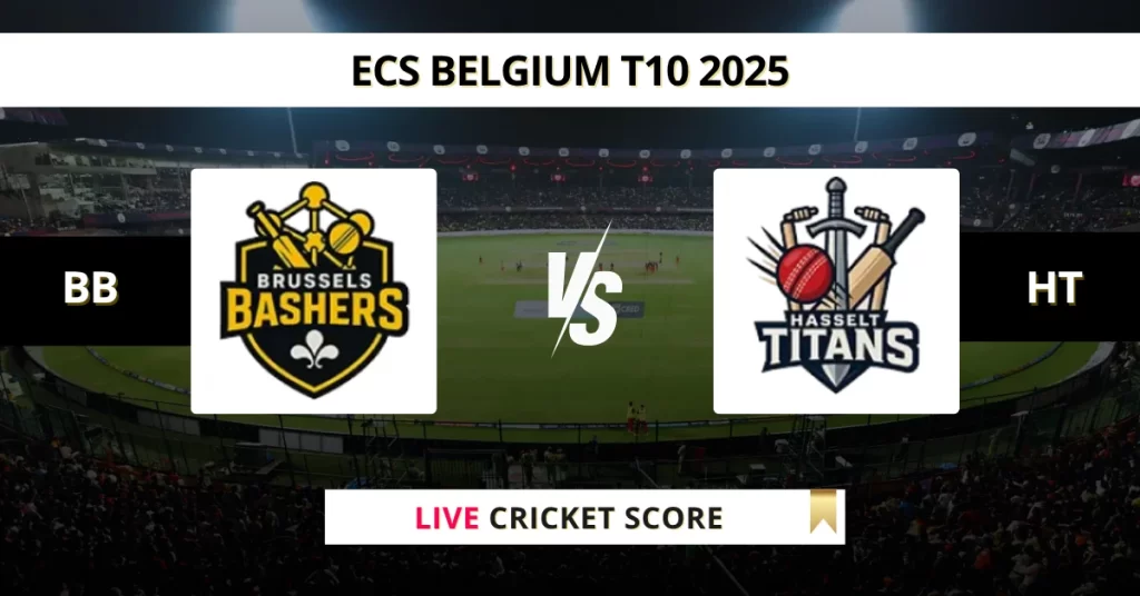 BB vs HT Live Score: Scorecard, Ball by Ball Commentary – Match 17, ECS T10 Belgium 2025