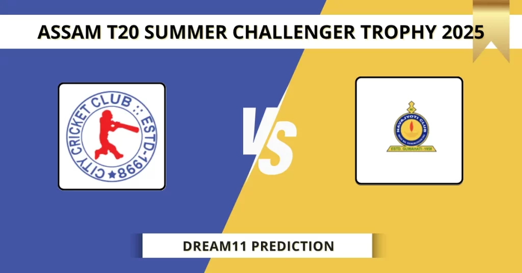 CCC vs NBC Dream11 Prediction Today: Pitch Report, Player Stats, & Fantasy Tips Assam T20 Summer Challenger Trophy 2025 – Match 4