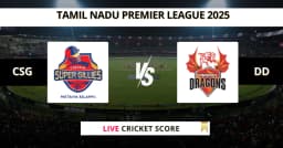 CSG vs DD Live Score: Scorecard, Ball by Ball Commentary – Qualifier 2, Tamil Nadu Premier League