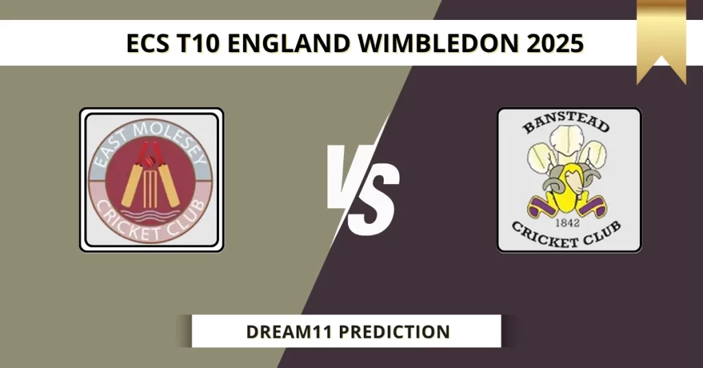 EM vs BST Dream11 Prediction Today: Pitch Report, Player Stats, & Fantasy Tips ECS T10 Wimbledon 2025 – Match 2