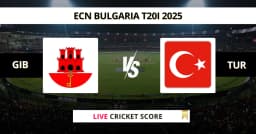 GIB vs TUR Live Score: Scorecard, Ball by Ball Commentary – Match 3, ECN T20I Bulgaria 2025