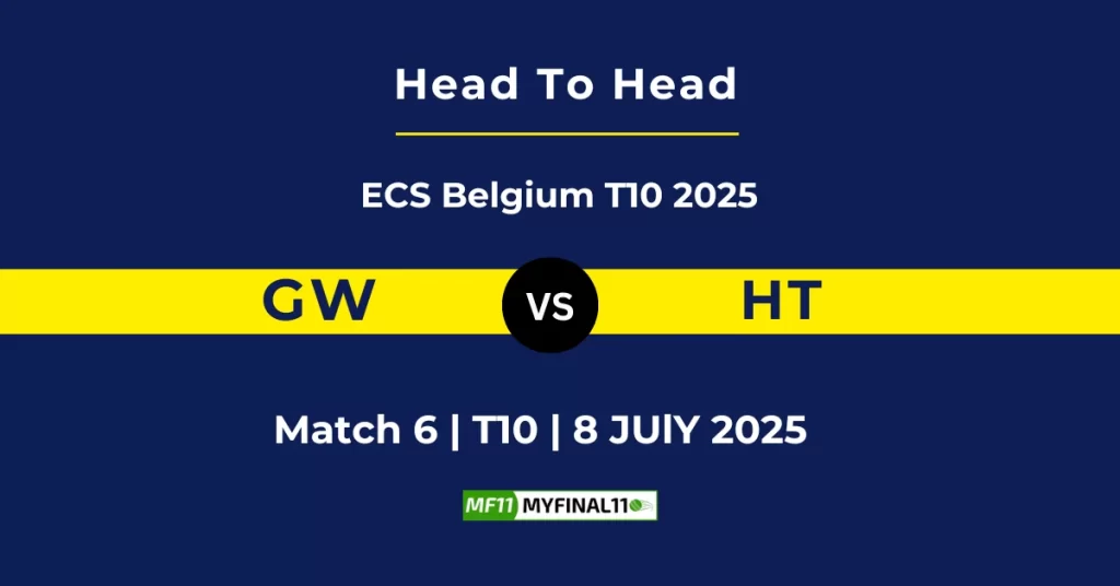 GW vs HT Player Battle & Head to Head Team Stats – ECS T10 Belgium 2025
