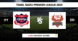 ITT vs DD Live Score: Scorecard, Ball by Ball Commentary – Final, Tamil Nadu Premier League