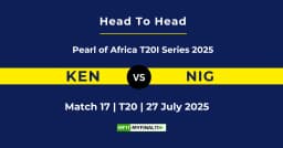KEN vs NIG Player Battle & Head to Head Team Stats – Pearl of Africa T20I Series 2025