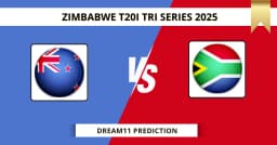 NZ vs SA Dream11 Prediction Today Final T20I: Pitch Report, Player Stats, & Fantasy Tips Zimbabwe T20I Tri-Series 2025 –