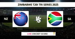 NZ vs SA Live Score: Scorecard, Ball by Ball Commentary – Final, Zimbabwe T20I Tri Series