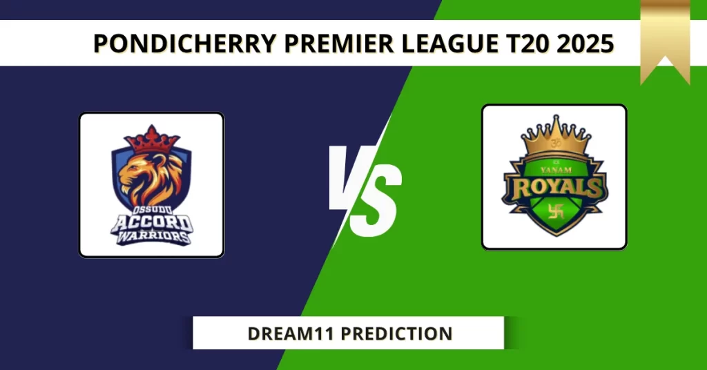 OAW vs YAR Dream11 Prediction Today: Pitch Report, Player Stats, & Fantasy Tips Pondicherry T20 League 2025 – Match 10