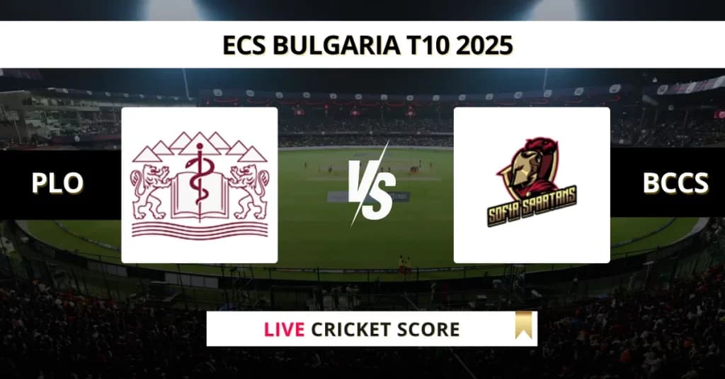 PLO vs BCCS Live Score: Scorecard, Ball by Ball Commentary – Match 23, ECS T10 Bulgaria 2025