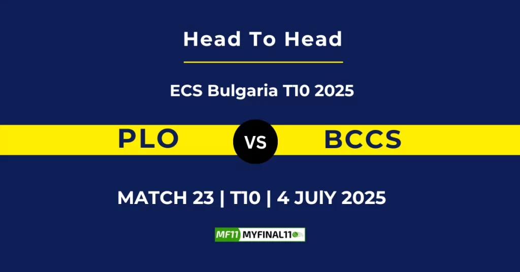 PLO vs BCCS Player Battle & Head to Head Team Stats – ECS T10 Bulgaria 2025