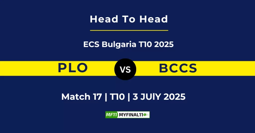 PLO vs BCCS Player Battle & Head to Head Team Stats – ECS T10 Bulgaria 2025