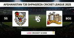 SG vs BOS Live Score: Scorecard, Ball by Ball Commentary – Match 20, Shpageeza Cricket League