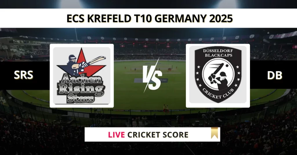 SRS vs DB Live Score: Scorecard, Ball by Ball Commentary – Match 17, ECS T10 Germany 2025