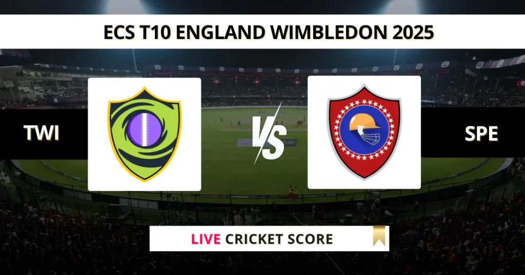 TWI vs SPE Live Score: Scorecard, Ball by Ball Commentary – Match 12, ECS T10 England 2025