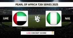 UAE vs NIG Live Score: Scorecard, Ball by Ball Commentary – Match 15, Pearl of Africa T20I 2025