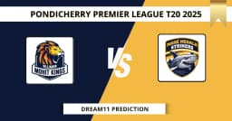VMK vs MMS Dream11 Prediction Today: Pitch Report, Player Stats, & Fantasy Tips Pondicherry T20 League 2025 – Final