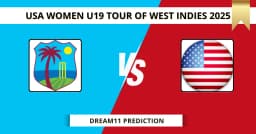 WI-W vs USA-W Dream11 Prediction Today: Pitch Report, Player Stats, & Fantasy Tips WI-W vs USA-W 2025 – Match 1