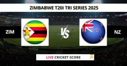 ZIM vs NZ Live Score: Scorecard, Ball by Ball Commentary – 6th T20I, Zimbabwe T20I Tri Series