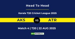 AKS vs ATR Player Battle & Head to Head Team Stats – Kerala T20 Cricket League 2025