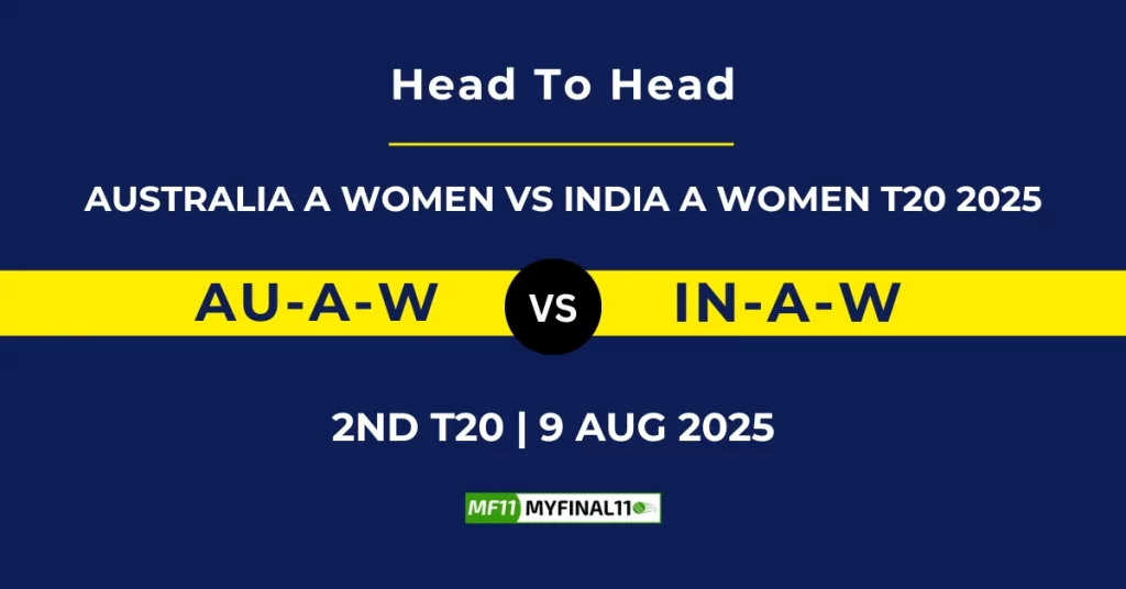 AU-A-W vs IN-A-W Player Battle & Head to Head Team Stats – Australia A Women vs India A Women T20 2025