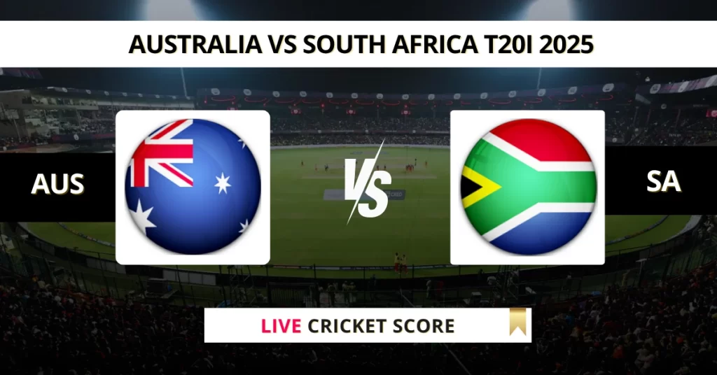 AUS vs SA Live Score: Scorecard, Ball by Ball Commentary – 1st ODI, South Africa tour of Australia