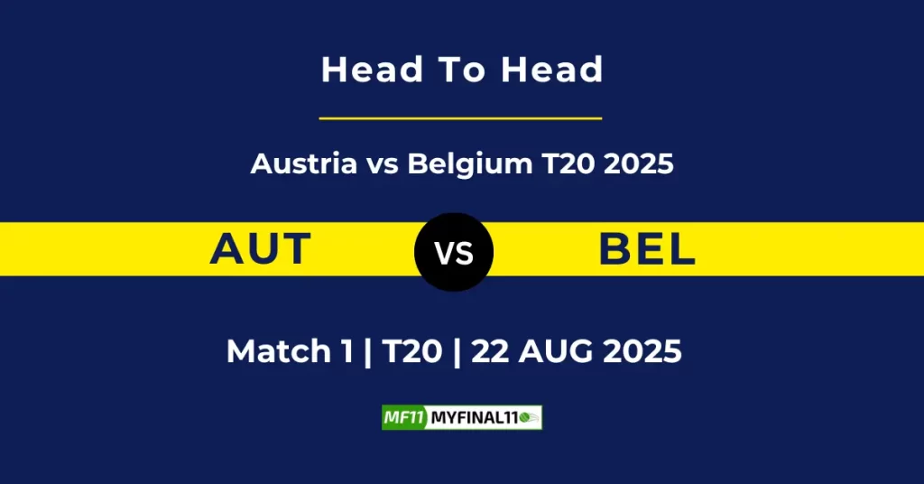 AUT vs BEL Player Battle & Head to Head Team Stats – Austria vs Belgium T20 2025