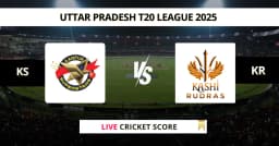 KS vs KR Live Score: Scorecard, Ball by Ball Commentary – Match 19, Uttar Pradesh T20 League 2025