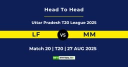 LF vs MM Player Battle & Head to Head Team Stats – Uttar Pradesh T20 League 2025