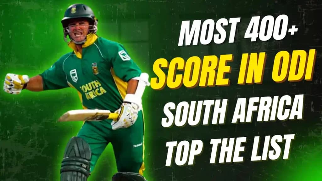 Most 400+ totals in men’s ODIs (as of 2025)