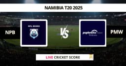 NPB vs PMW Live Score: Scorecard, Ball by Ball Commentary – Match 10, Namibia T20 2025