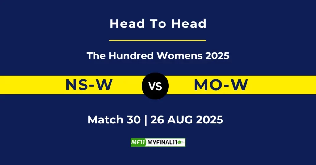 NS-W vs MO-W Player Battle & Head to Head Team Stats – The Hundred Womens 2025
