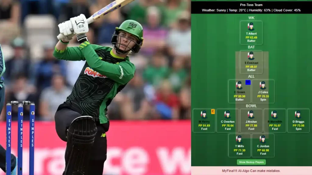 SOB vs WEF Dream11 Prediction Today: Pitch Report & Player Stats, Match 32, The Hundred Mens 2025