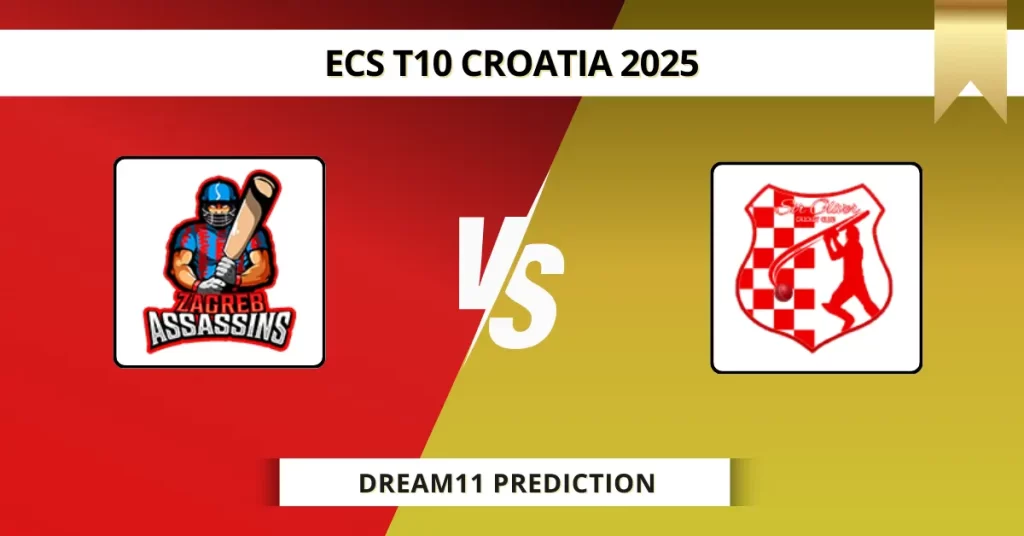 ZA vs SOS Dream11 Prediction Today: Pitch Report, Player Stats, & Fantasy Tips ECS T10 Croatia 2025 – Match 20