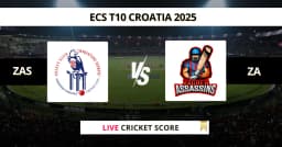ZAS vs ZA Live Score: Scorecard, Ball by Ball Commentary – Match 17, ECS T10 Croatia 2025