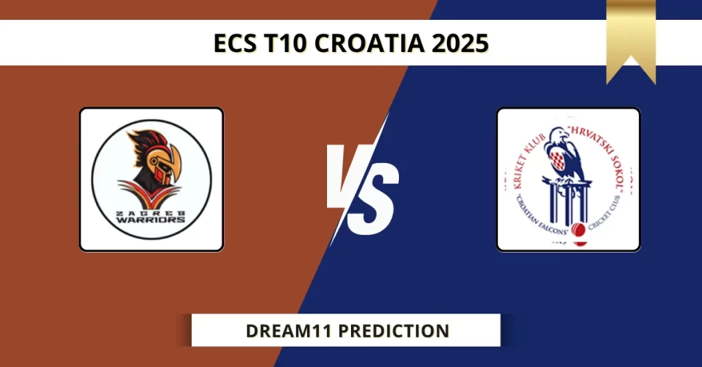 ZW vs ZAS Dream11 Prediction Today: Pitch Report, Player Stats, & Fantasy Tips ECS T10 Croatia 2025 – Match 6